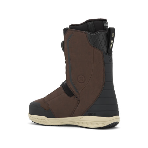 Ride Lasso Pro Snowboard Boots 2027 in Brown – inside side view