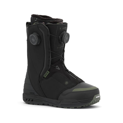Ride Lasso Pro Snowboard Boots 2027 in Swamp Camo – outside side view
