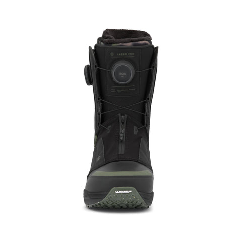 Ride Lasso Pro Snowboard Boots 2027 in Swamp Camo – front view