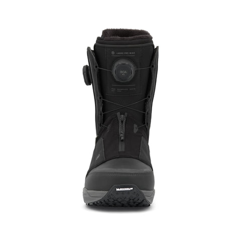 Ride Lasso Pro Wide Snowboard Boots 2027 in Black – front view