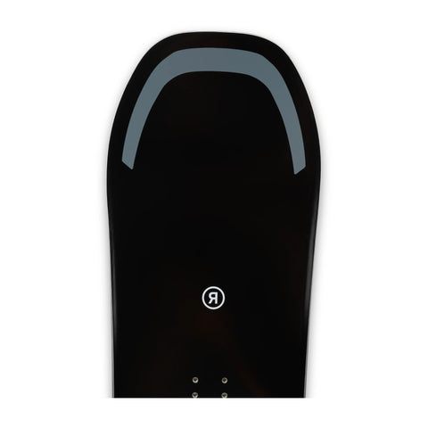 Ride Manic Snowboard 2027 – top sheet detail, angled view