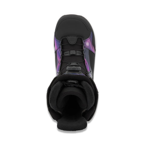 Ride Sage Women's Snowboard Boots 2027 in Black – rear view