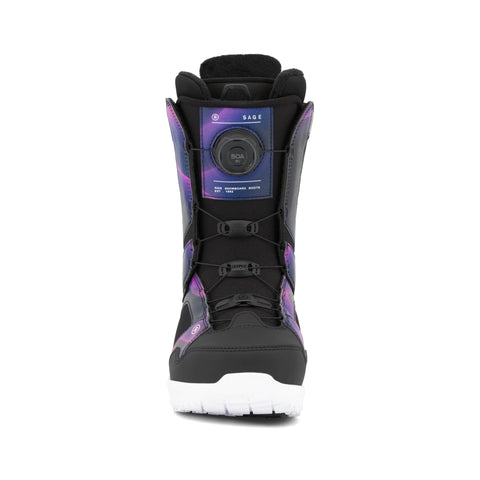 Ride Sage Women's Snowboard Boots 2027 in Purple – front view
