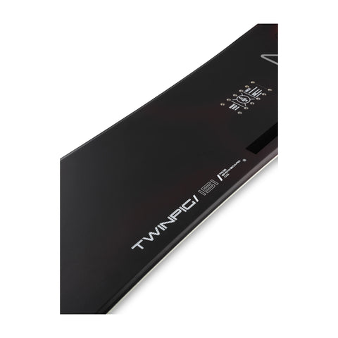 Ride Twinpig Snowboard 2027 – top sheet detail