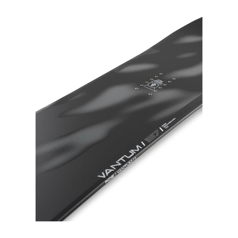 Ride Vantum Snowboard 2027 – top sheet detail, angled view