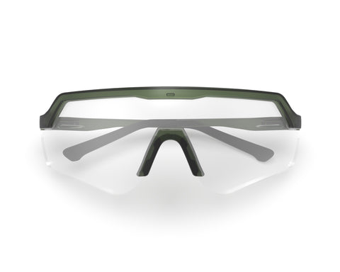 Spektrum Blankster Bio Sunglasses / Moss Green / Clear Bio-Based Performance Eyewear