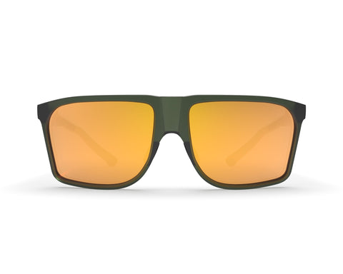 Spektrum Kall Bio Sunglasses / Moss Green / Gold Bio-Based Performance Eyewear