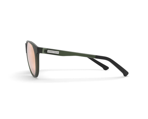 Spektrum Null Bio Sunglasses / Moss Green / Gold Bio-Based Performance Eyewear