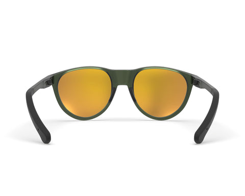 Spektrum Null Bio Sunglasses / Moss Green / Gold Bio-Based Performance Eyewear