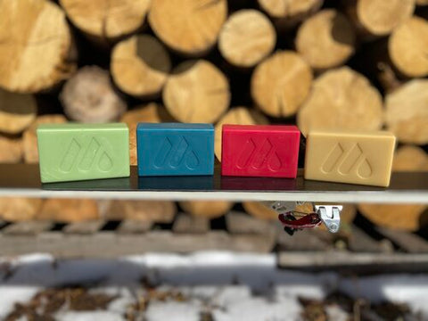 mountainFLOW eco-wax. Eco-friendly, biodegradable, ski and snowboard wax